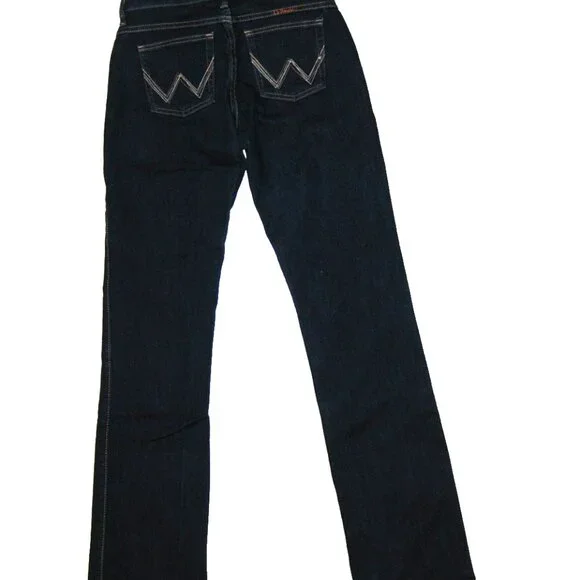 Q-Baby Wranglers Jeans Women’s 5/6 x 36 Dark Wash - Picture 2 of 11